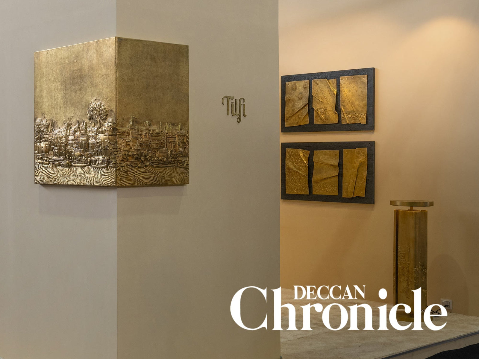 Banaras in Metal: Tilfi Brings Repoussé into Contemporary Light Lifestyle