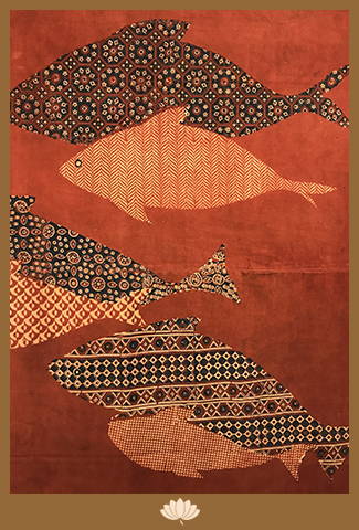 Ajrakh, Khadi & the symbolic Fish at Shelly Jyoti’s - Bound by Duty