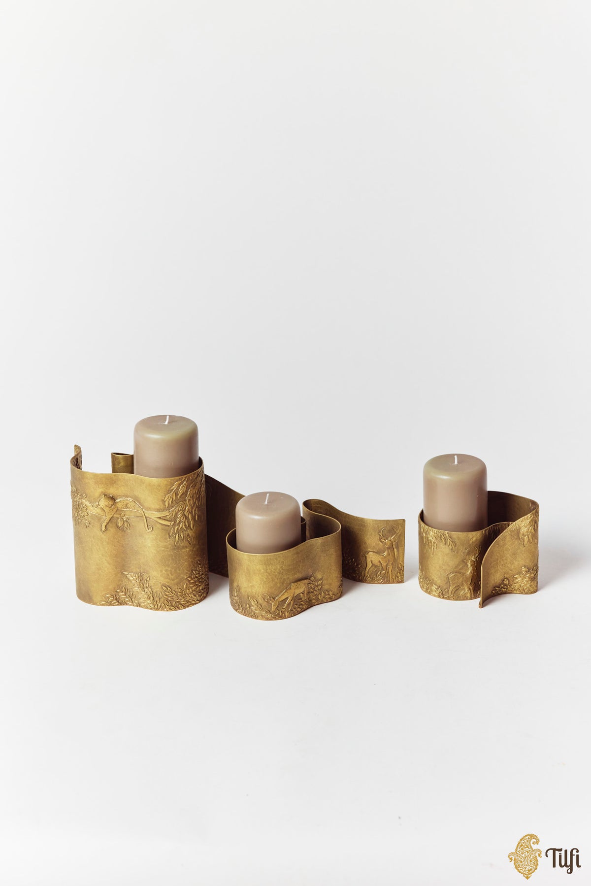 Shikargah Handcrafted Candle Holder Set