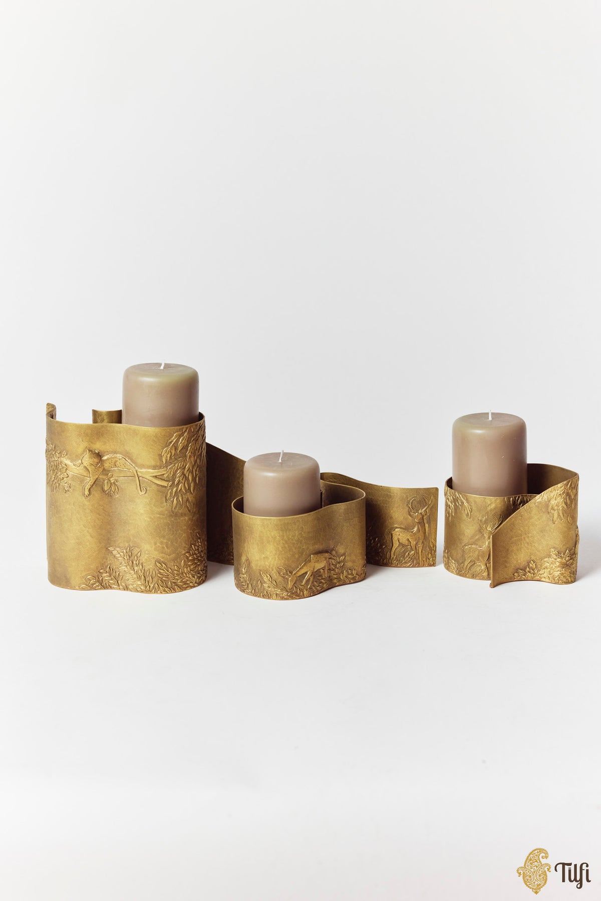 Shikargah Handcrafted Candle Holder Set