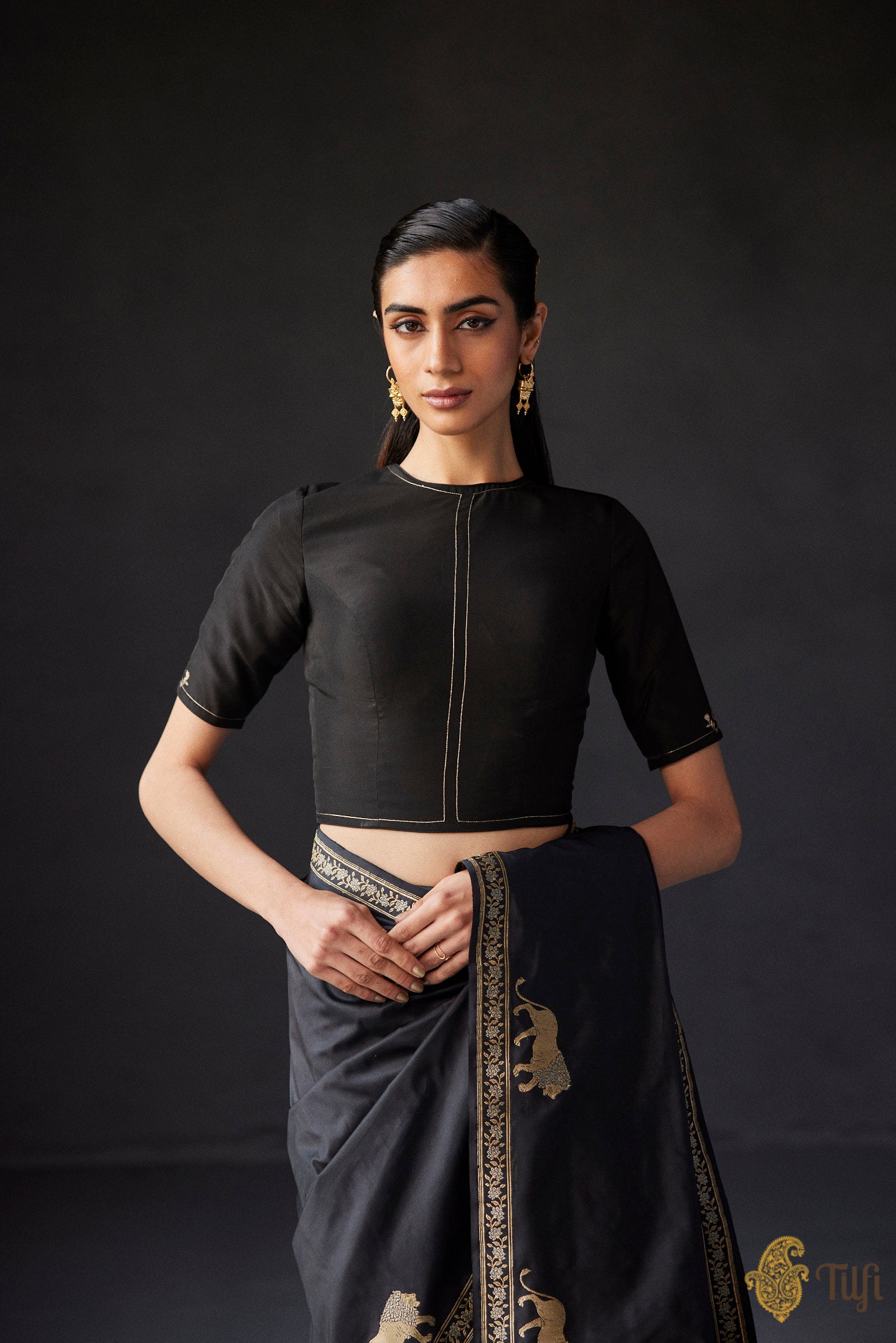 10 Incredible Collar Blouse Designs To Pair With Sarees│Zee Zest