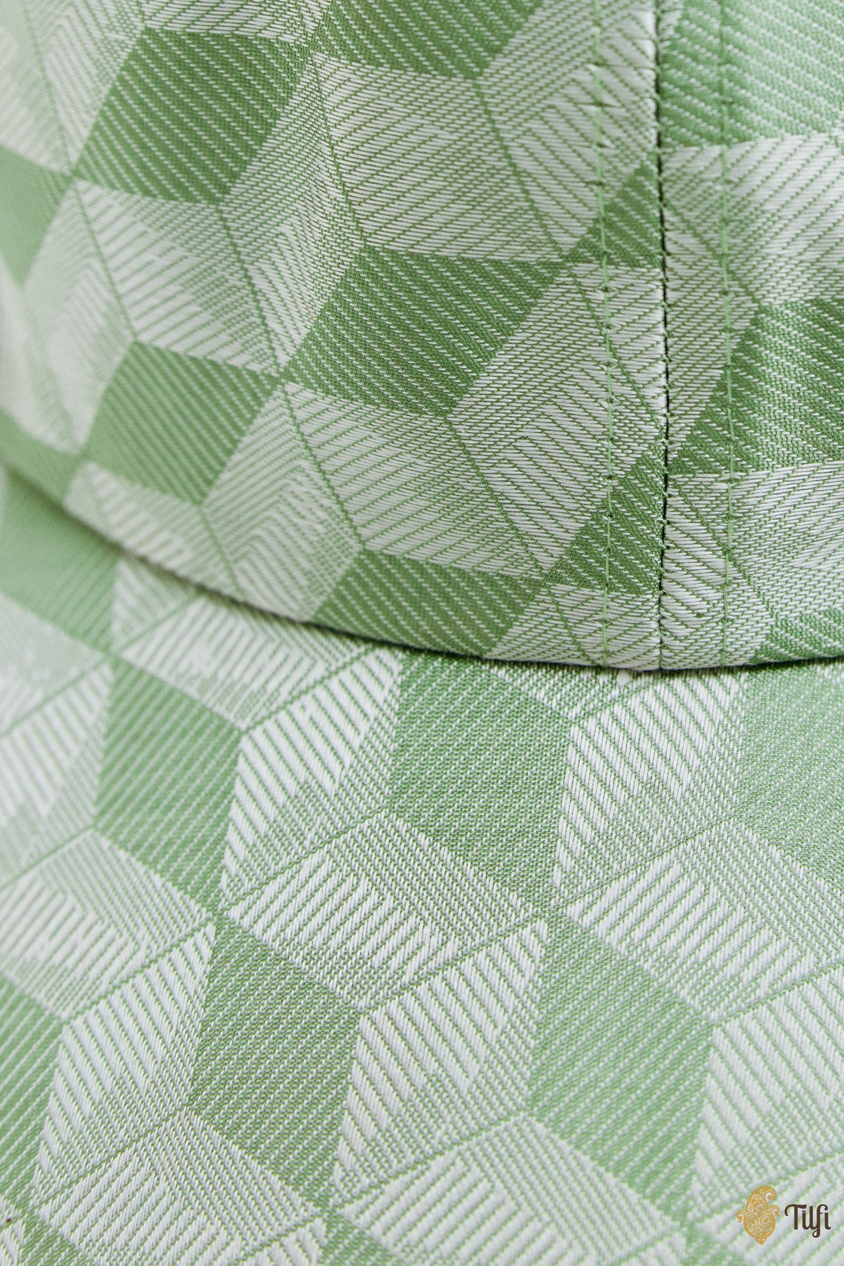 Pure Handwoven Silk Optical Art Cap