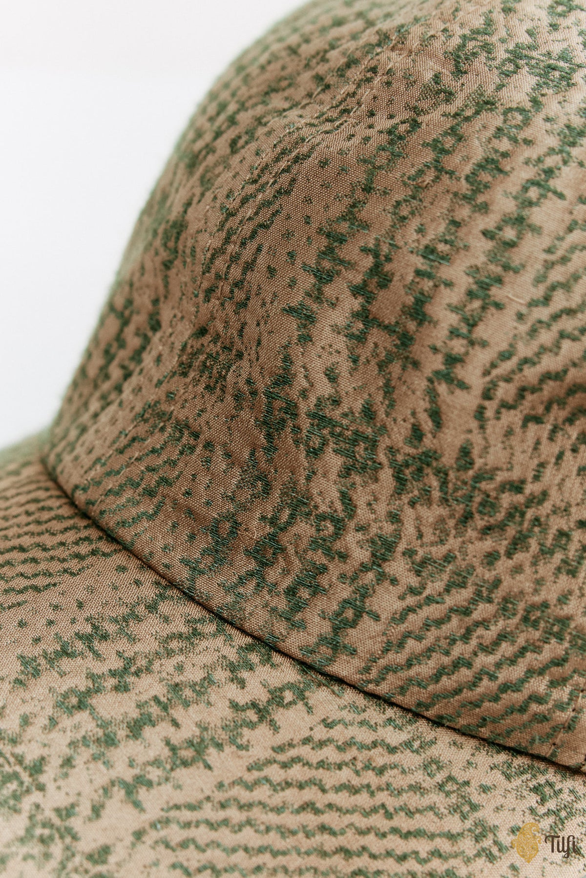 Pure Handwoven Silk Plaid Patterned Cap