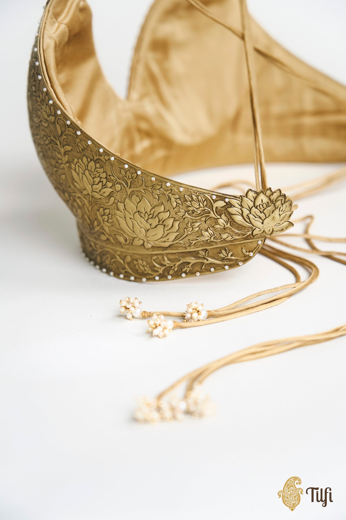 Limited Edition: 'Devangana' Brass Metal Repousse Wearable Bodice