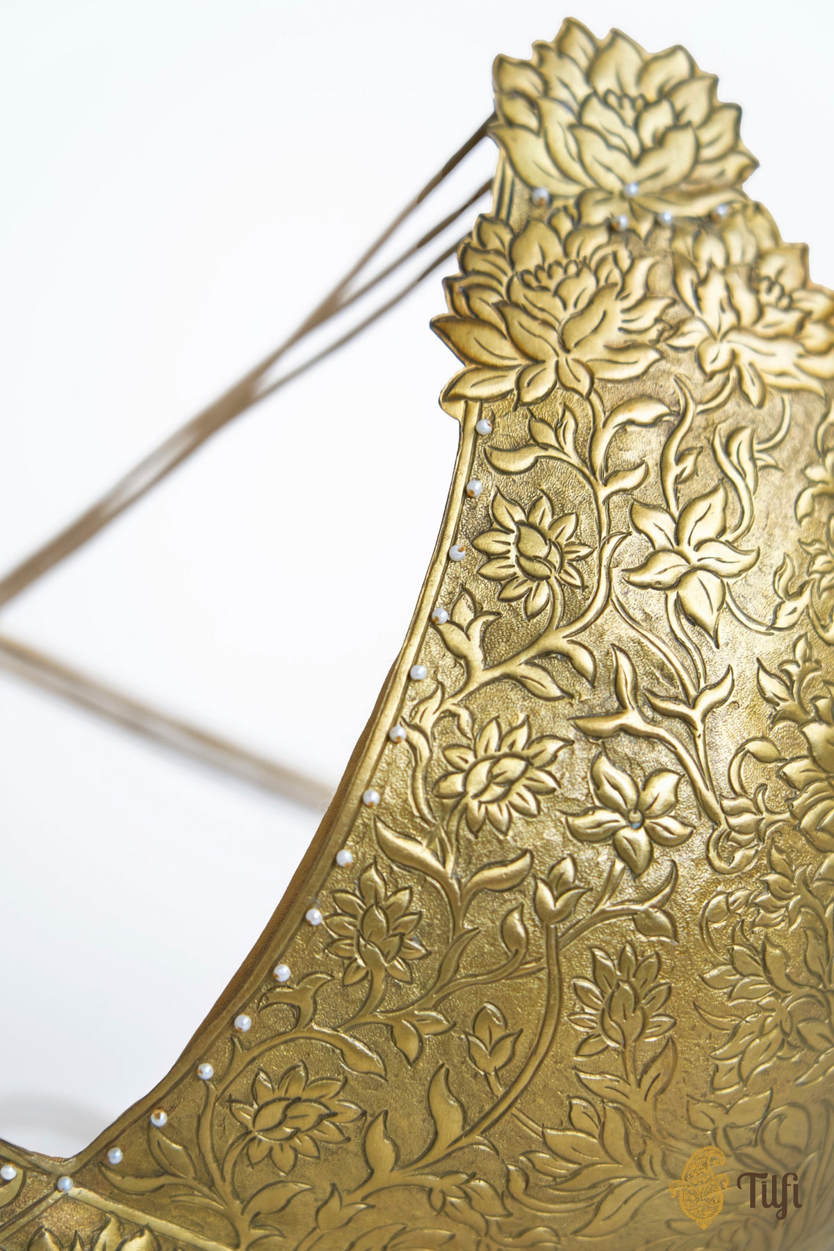 Limited Edition: 'Devangana' Brass Metal Repousse Wearable Bodice