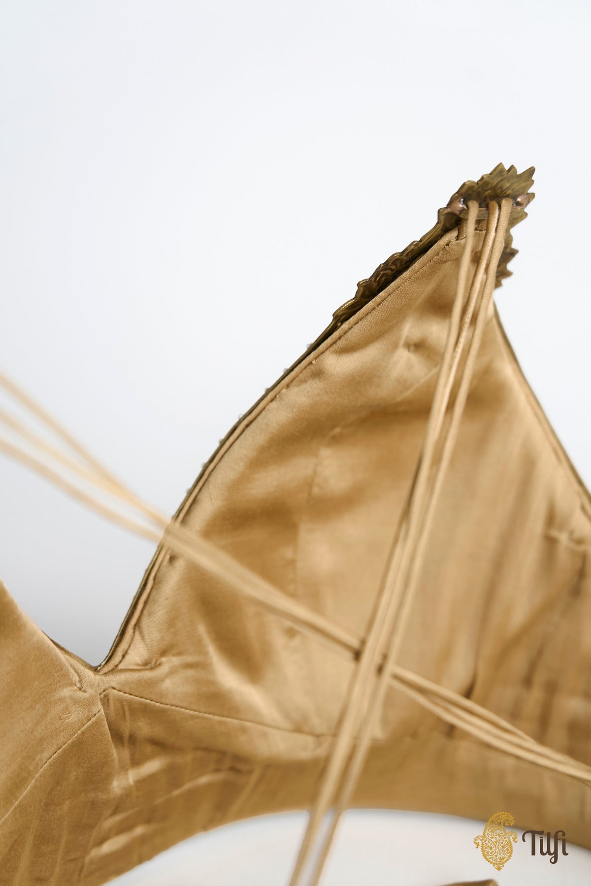 Limited Edition: 'Devangana' Brass Metal Repousse Wearable Bodice