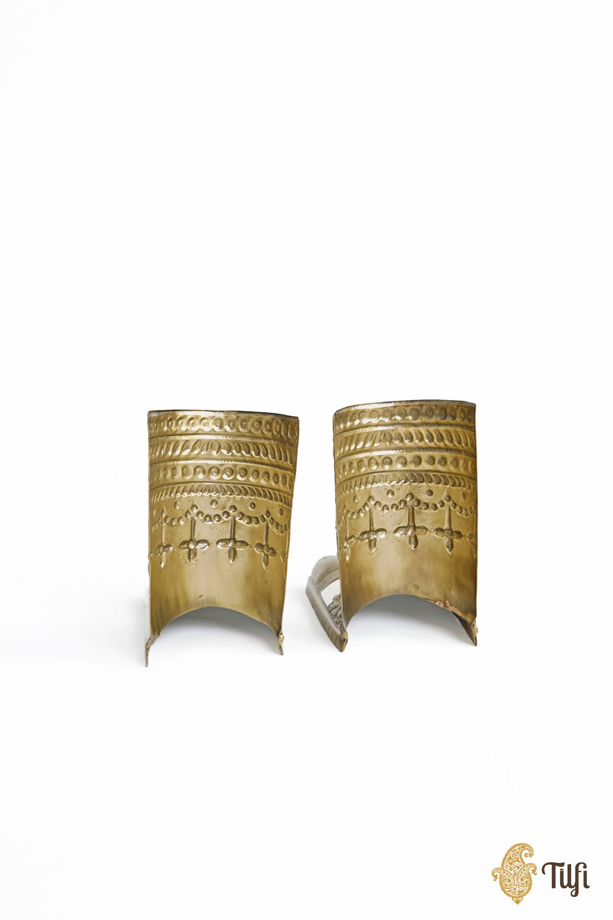 'Charan' Brass Metal Repousse Sculpture