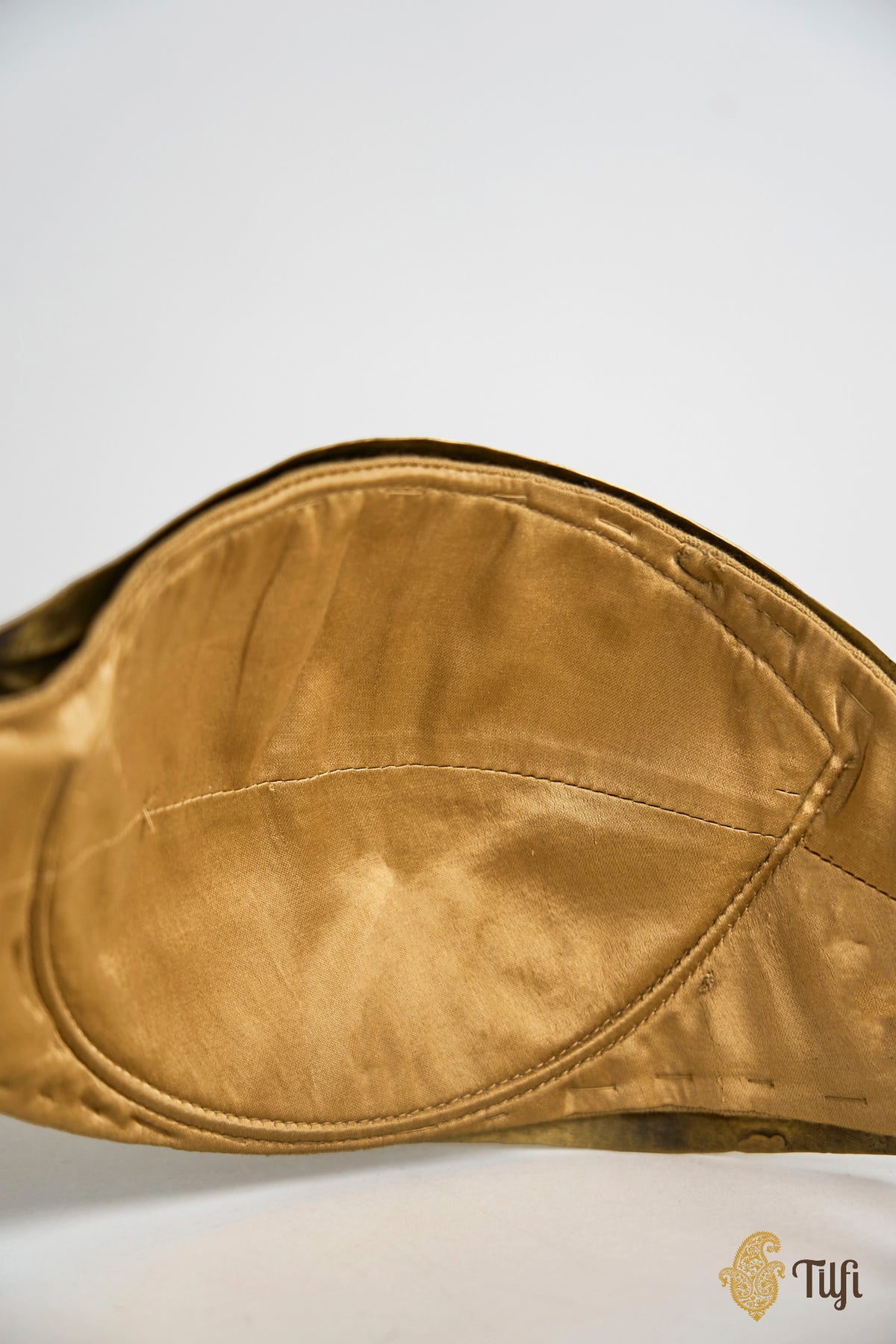 'Shakuntala' Brass Metal Repoussé Wearable Bustier