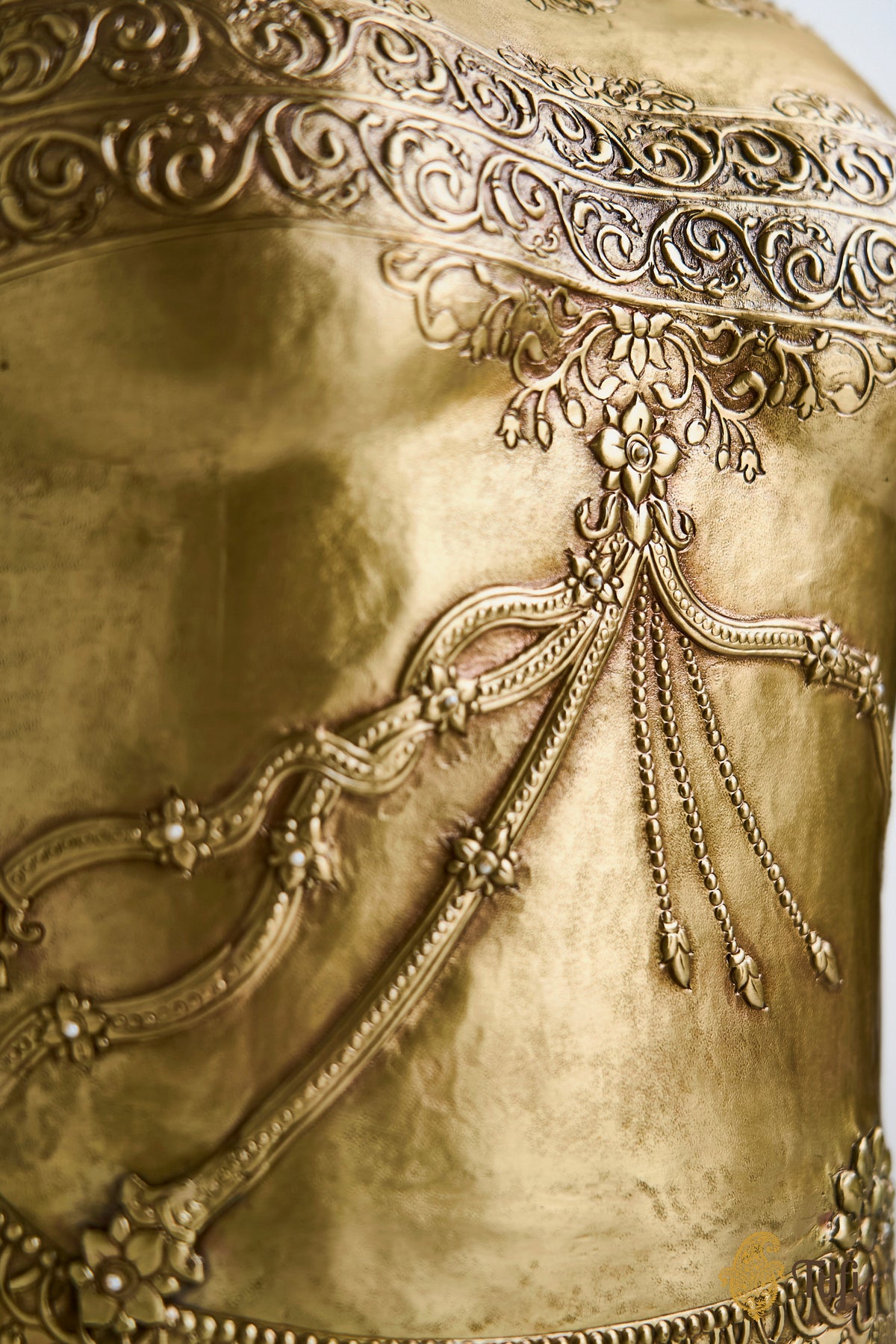 Limited Edition: 'Hemangini' Brass Metal Repoussé Corset