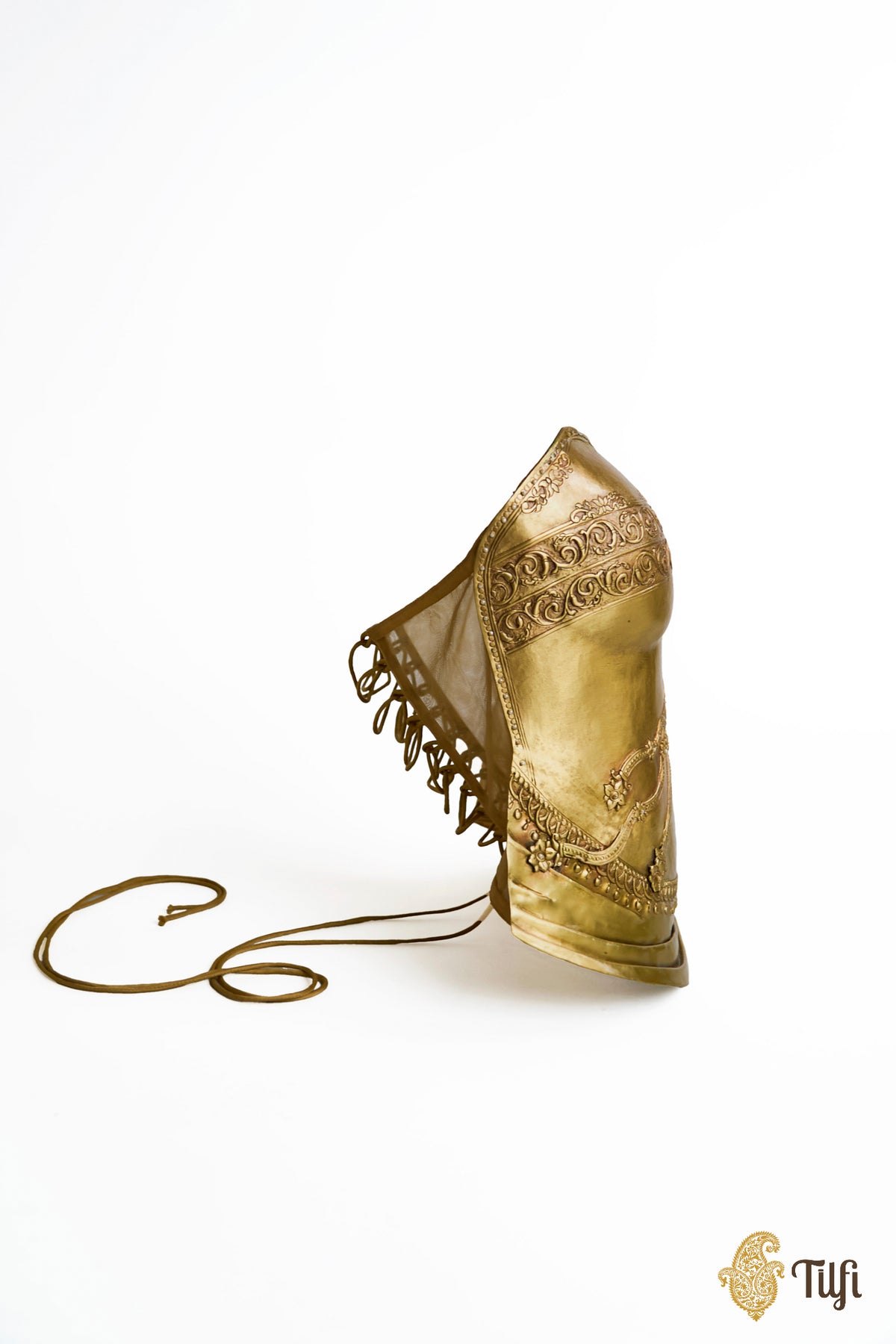 Limited Edition: 'Hemangini' Brass Metal Repoussé Corset