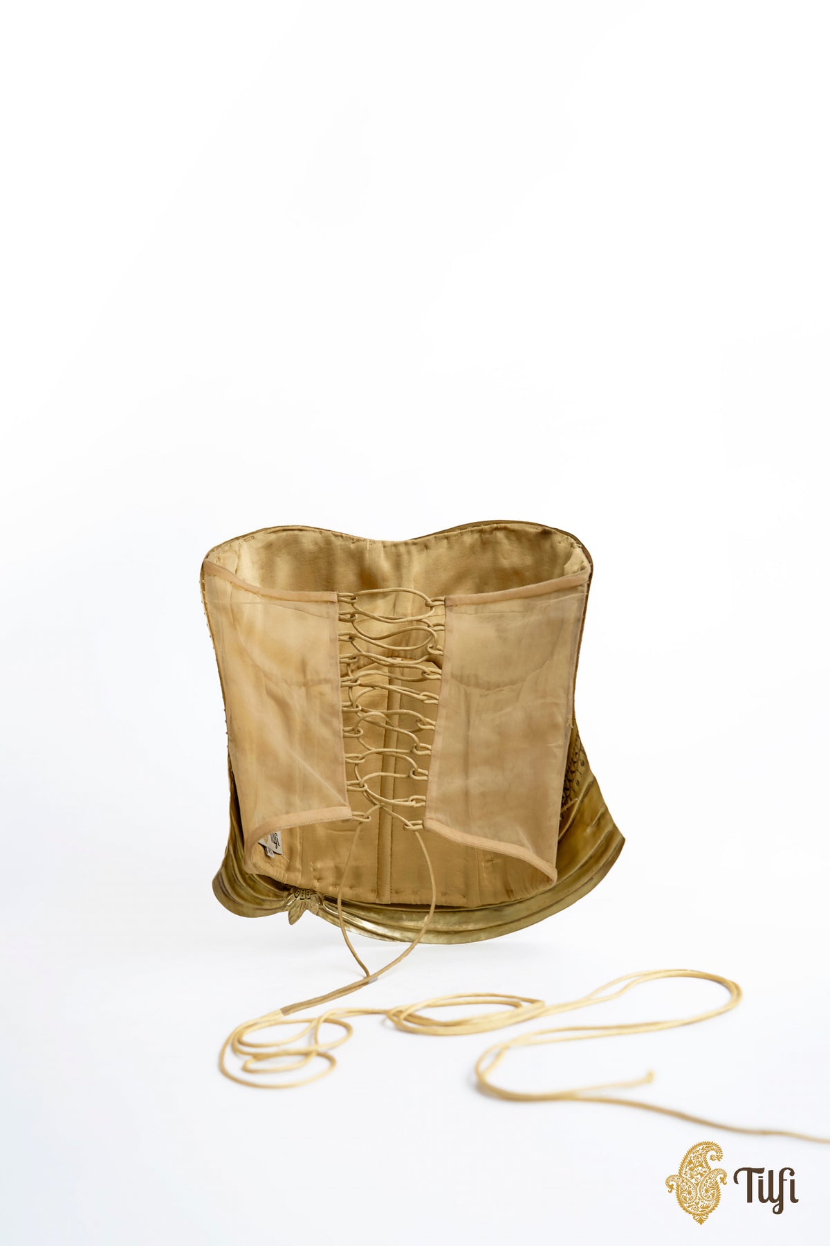 Limited Edition: 'Hemangini' Brass Metal Repoussé Corset