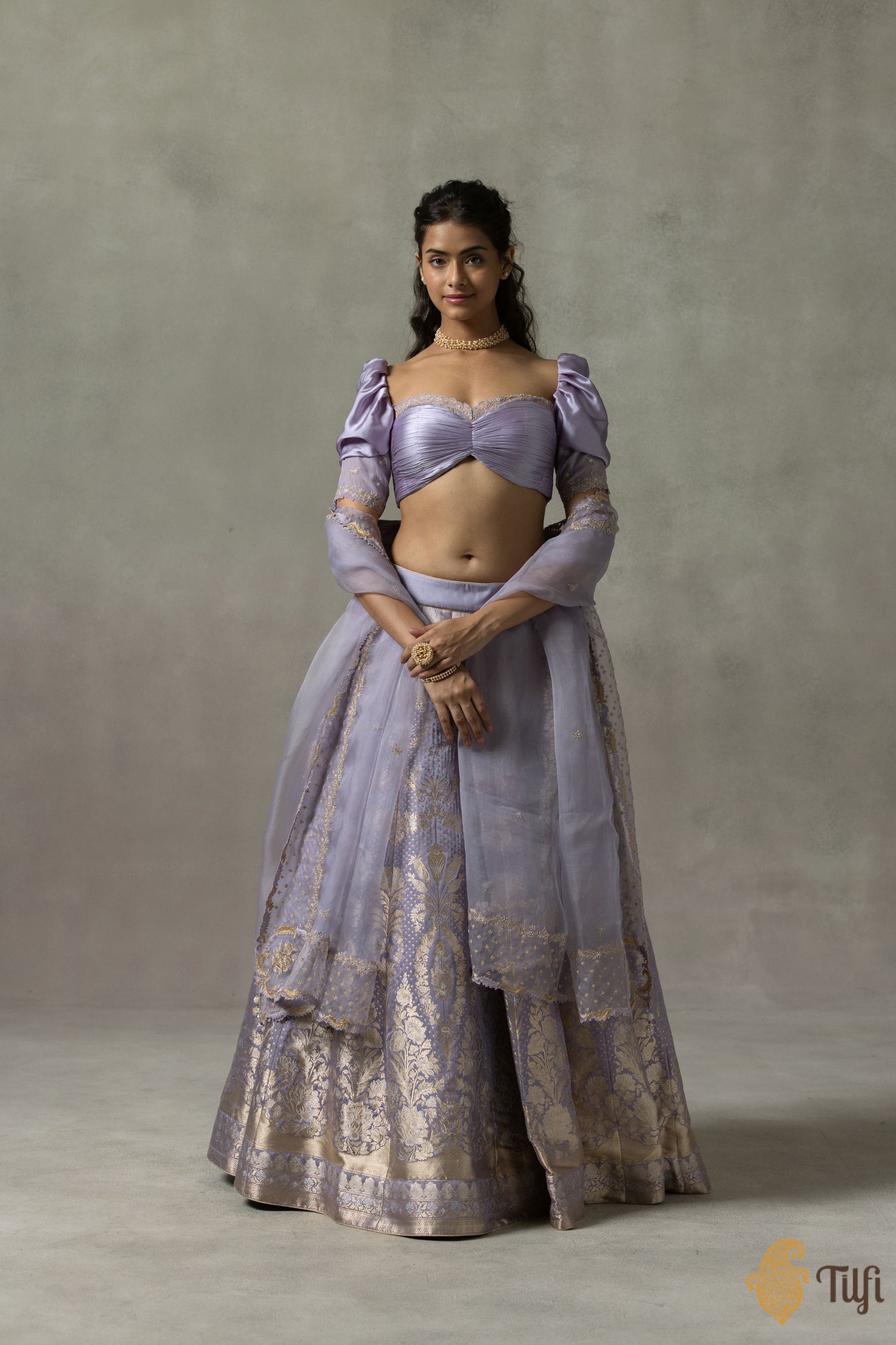 Pure Handloom Banarasi Lehengas - Tilfi