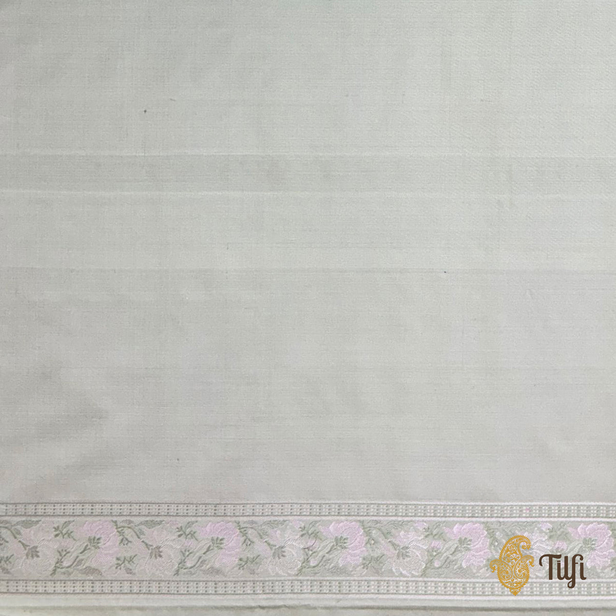 Light Pista Green Pure Soft Satin Banarasi Handloom Saree