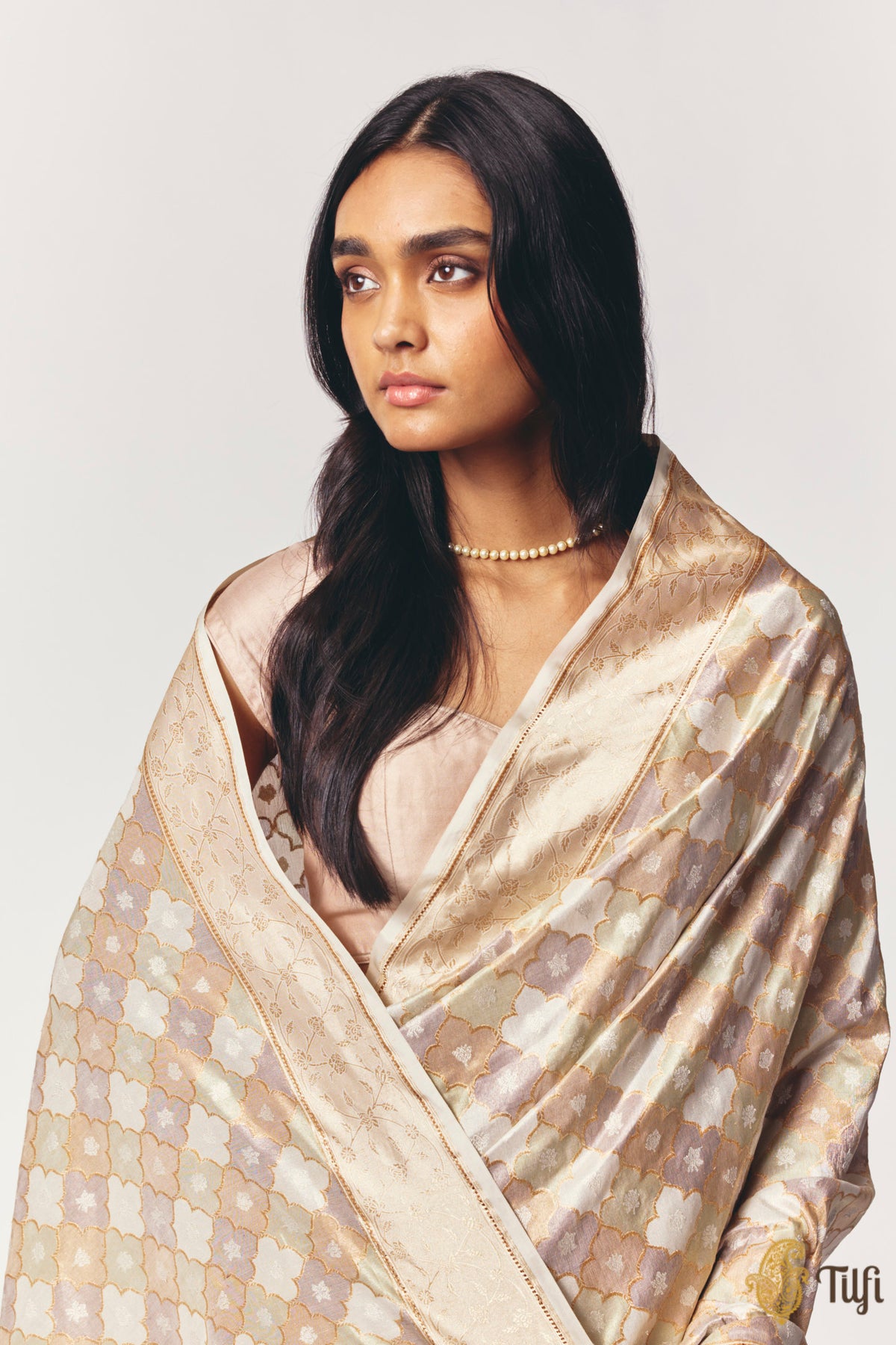 Limited Edition: 'Nazaara' Pure Katan Silk Tissue Real Zari Rangkat Banarasi Handloom Saree