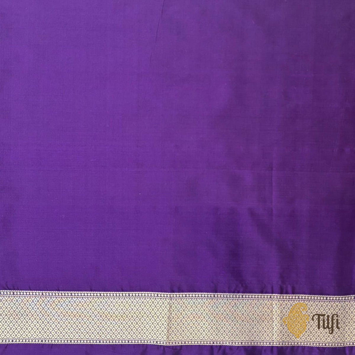 Kachnar' Purple Pure Katan Silk Banarasi Handloom Saree