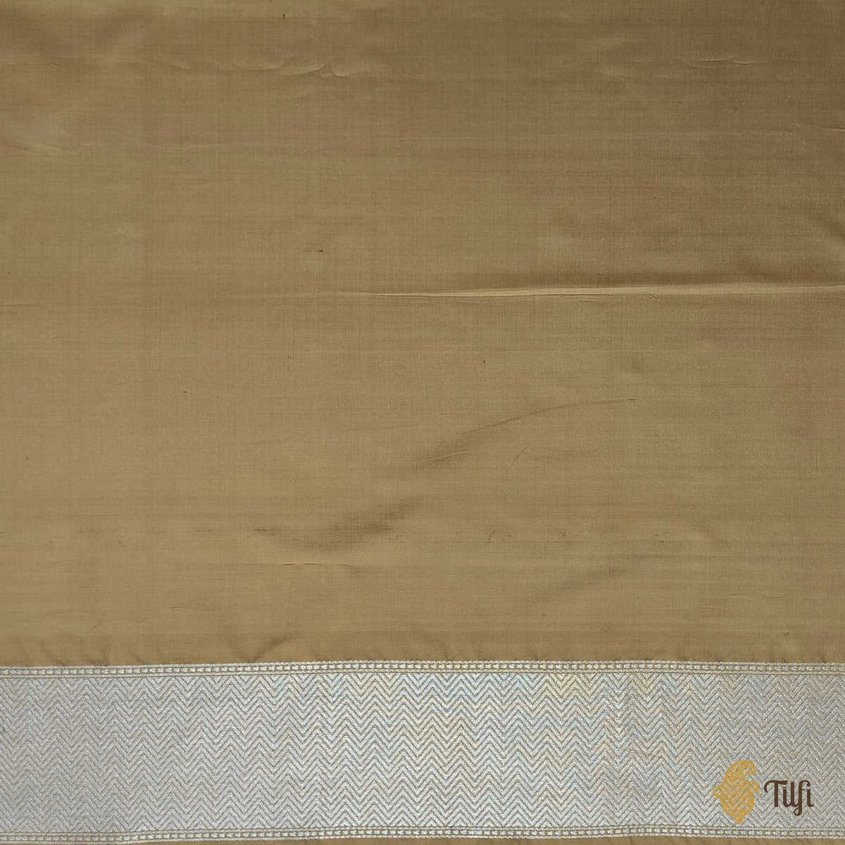 'Hibiscus' Ochre Yellow Pure Katan Silk Banarasi Handloom Saree