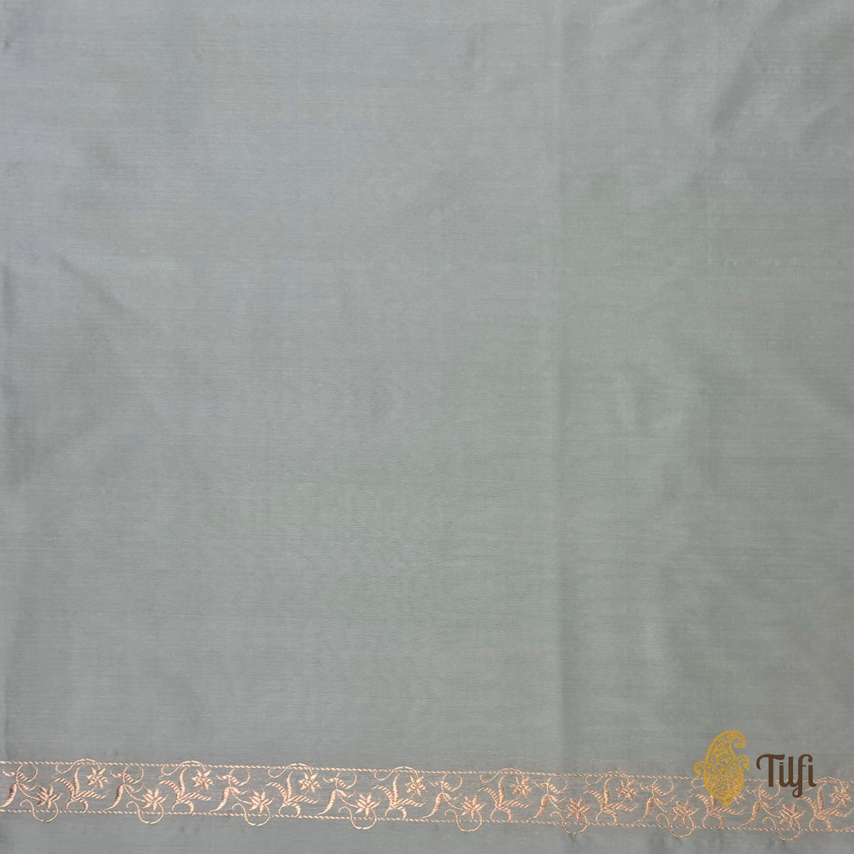 'Eria' Pastel Green Pure Katan Silk Banarasi Handloom Saree