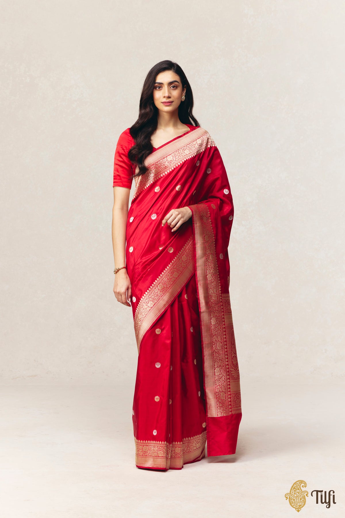 Pre-Order: Maroon Pure Katan Silk Banarasi Handloom Saree