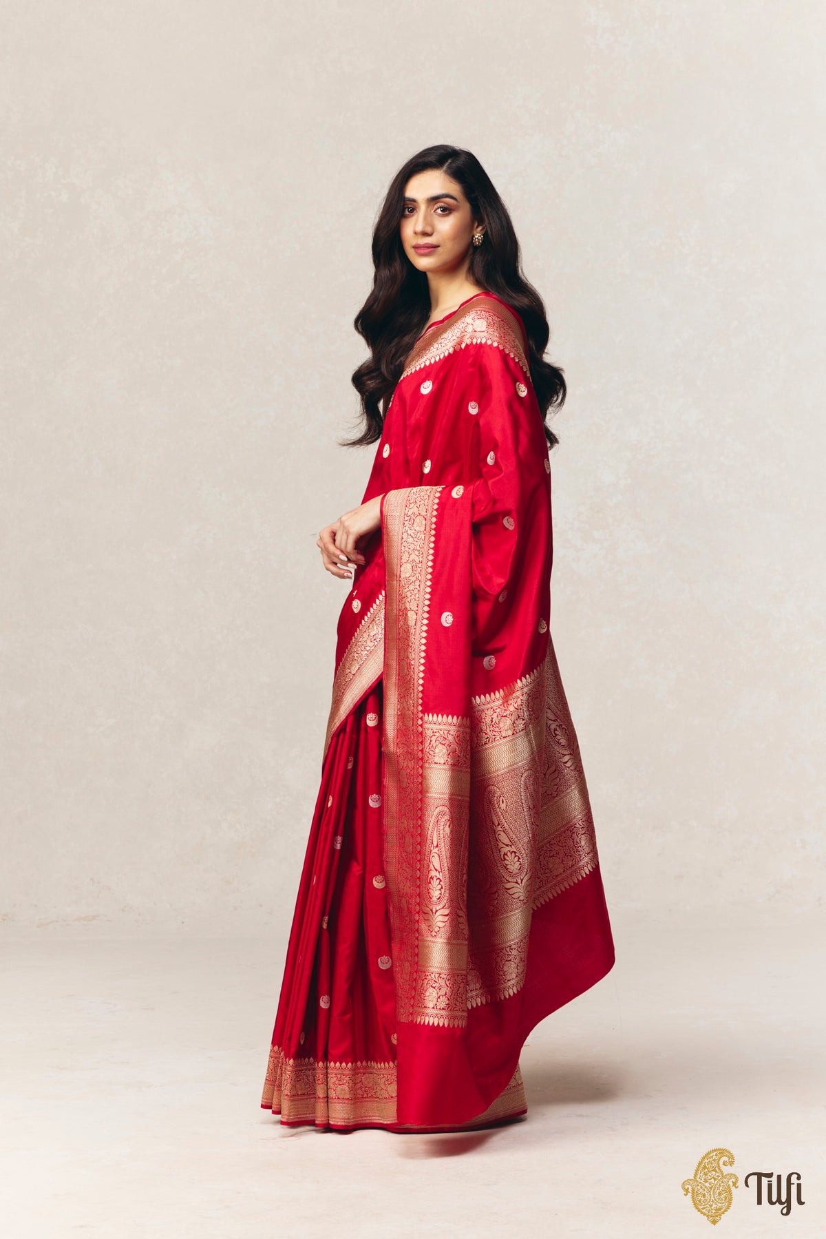 Pre-Order: Maroon Pure Katan Silk Banarasi Handloom Saree