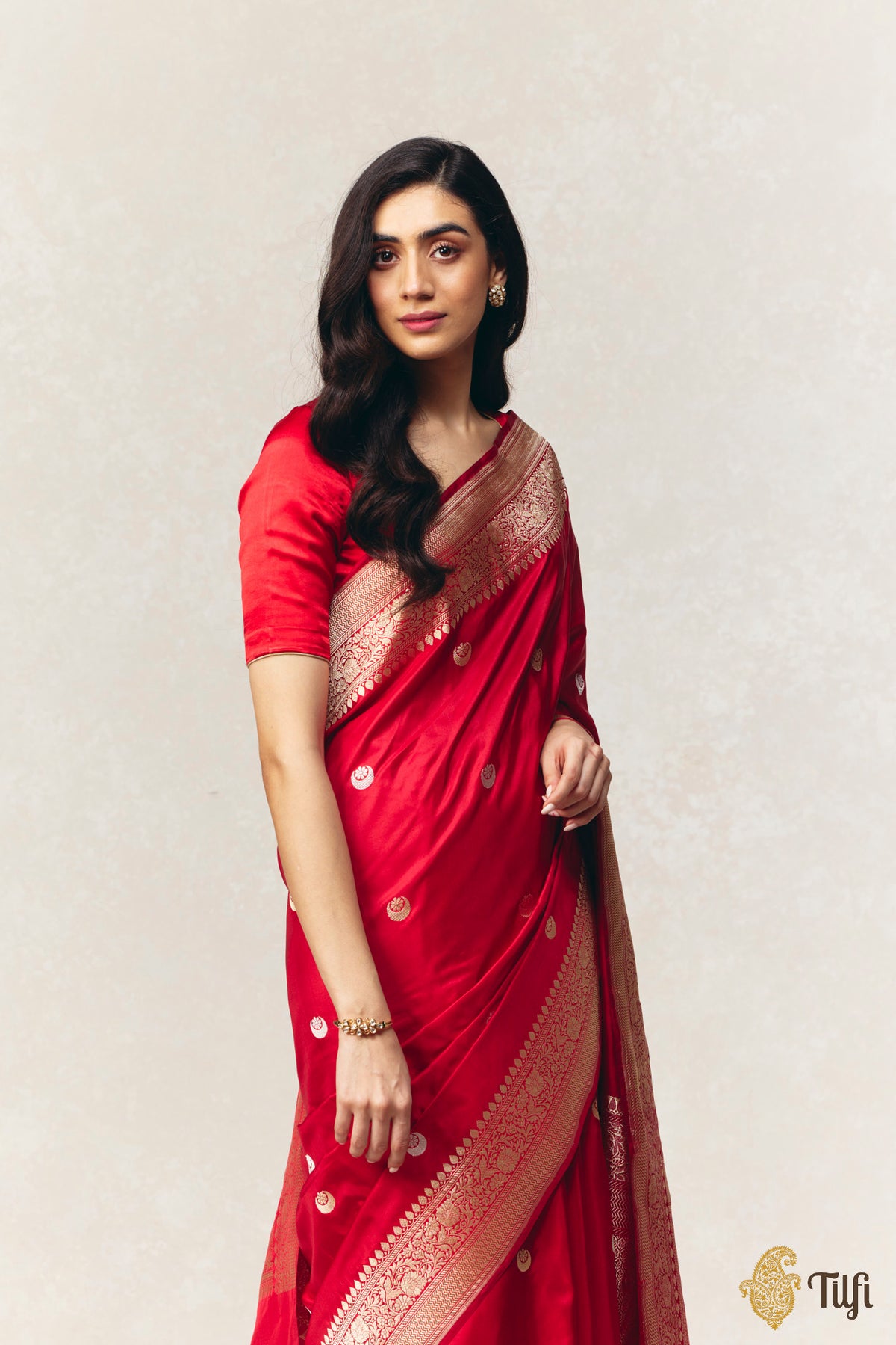 Pre-Order: Maroon Pure Katan Silk Banarasi Handloom Saree