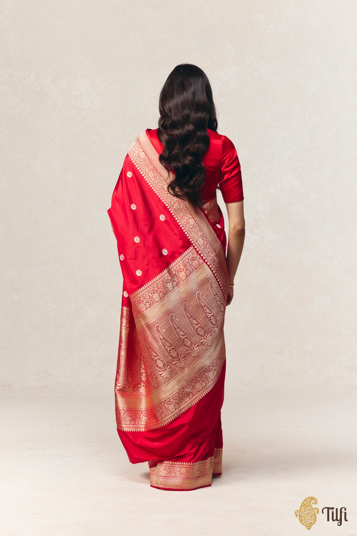 Pre-Order: Maroon Pure Katan Silk Banarasi Handloom Saree