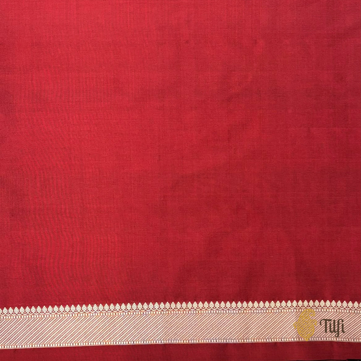 Maroon Pure Katan Silk Banarasi Handloom Saree