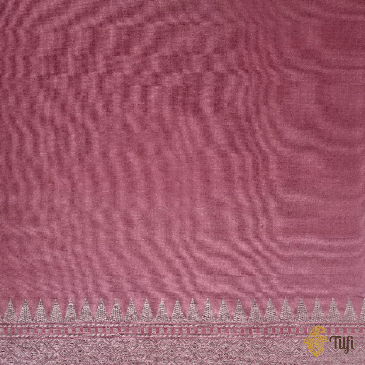 Pink Pure Ektara Silk Banarasi Handloom Saree