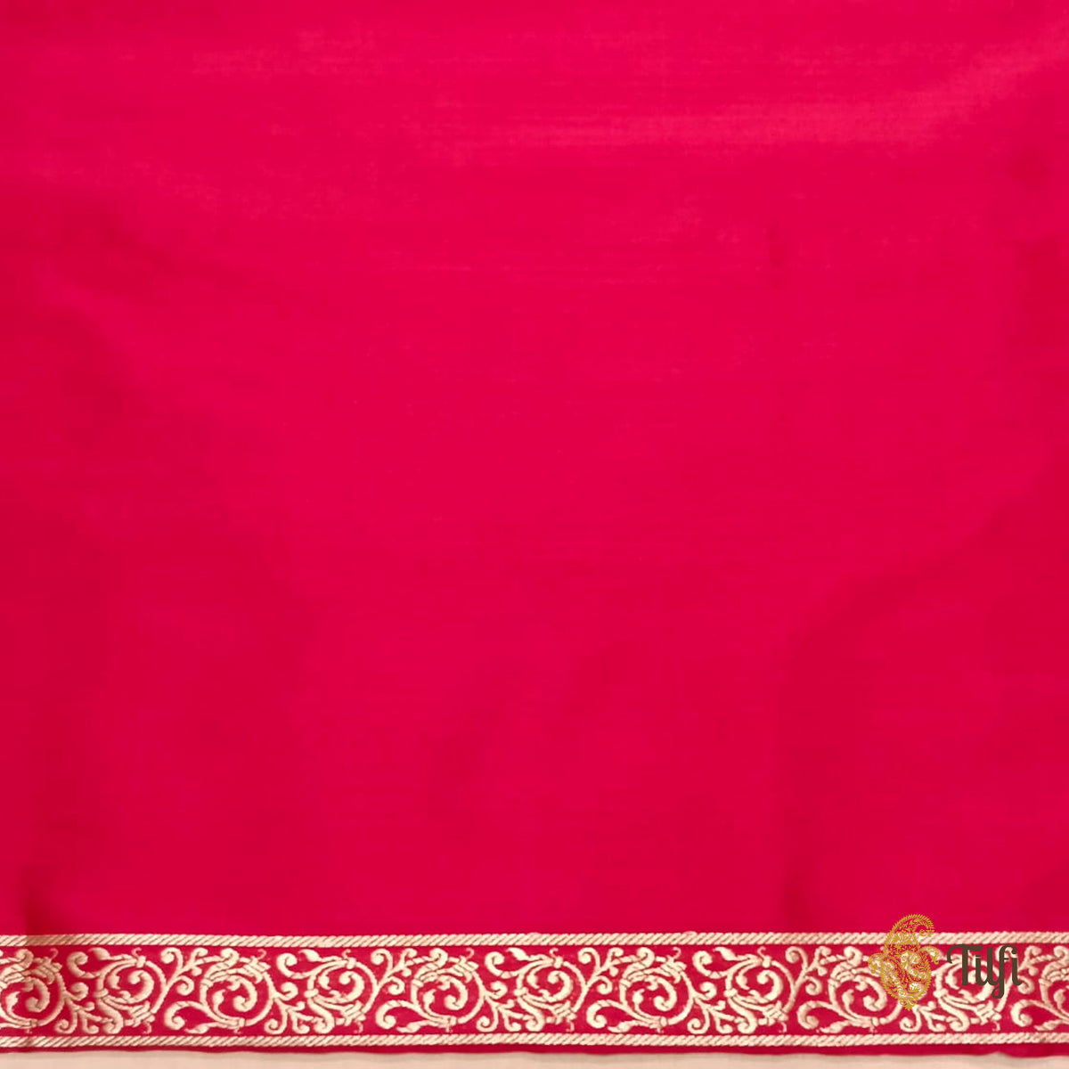 Pre-Order: 'Chitralekha' Rani Pink Pure Katan Silk Banarasi Handloom Saree