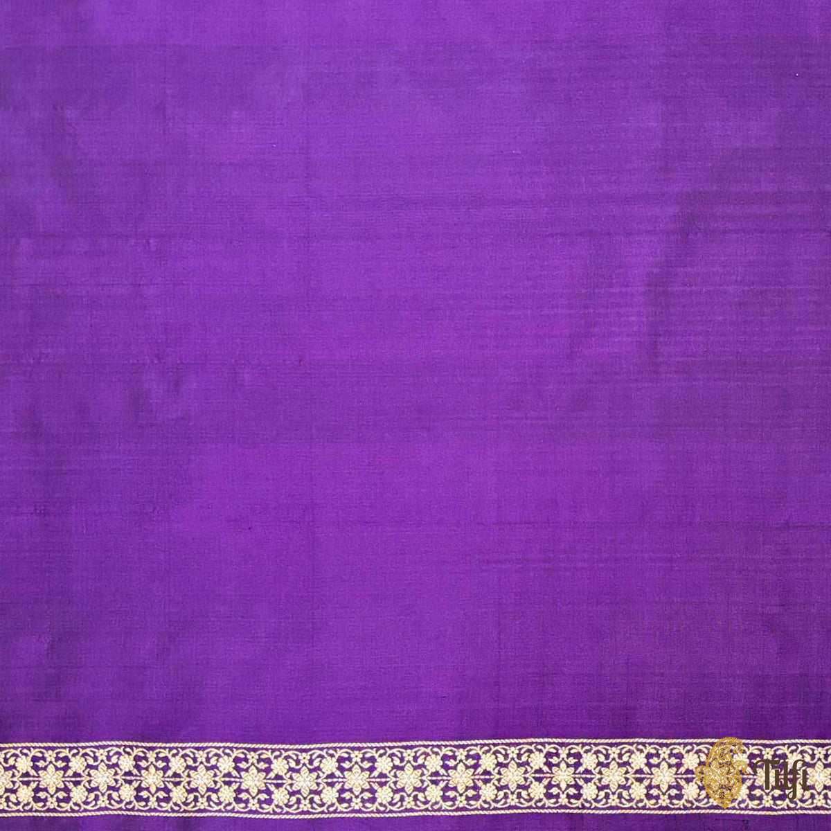 'Alaka' Purple Pure Katan Silk Banarasi Handloom Saree