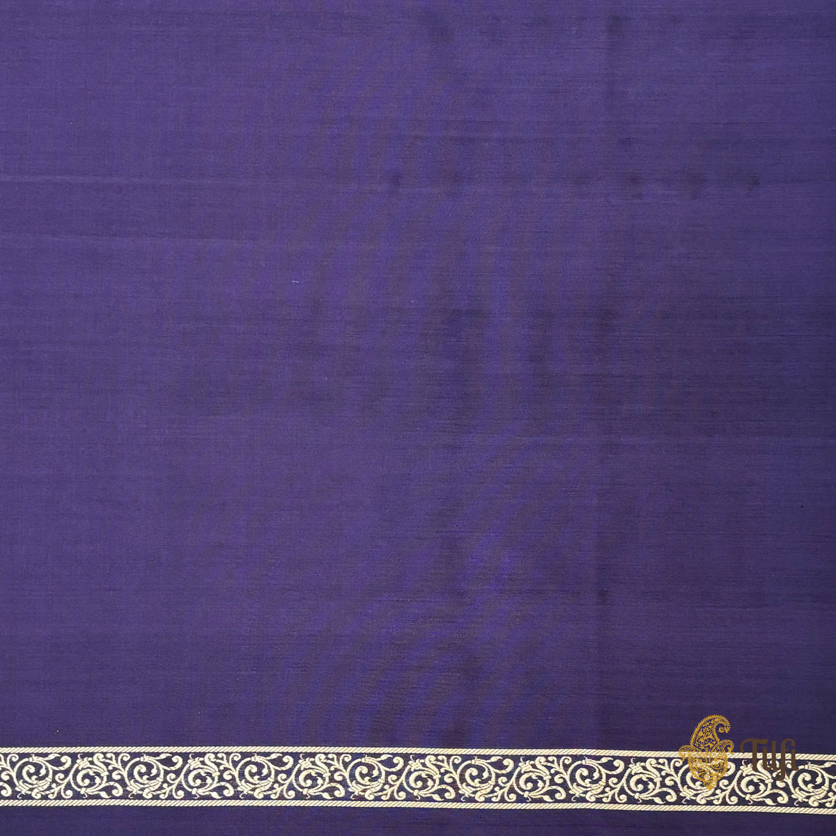 Pre-Order: 'Chitralekha' Purple Pure Katan Silk Banarasi Handloom Saree