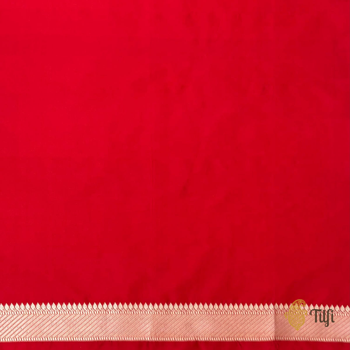 Red Pure Katan Silk Banarasi Handloom Saree