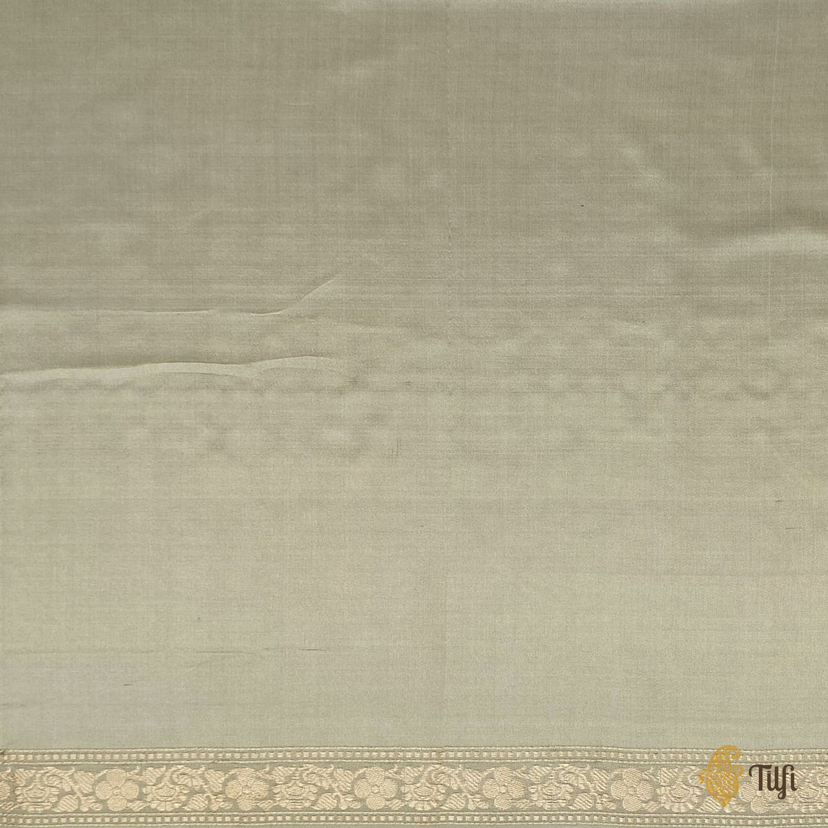 Sage Green Pure Katan Silk Banarasi Handloom Saree