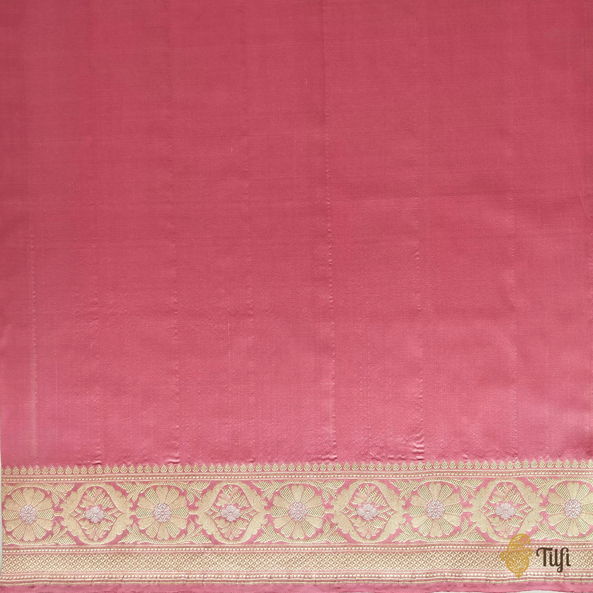 Pre-Order: 'Arya' Coral Peach Pure Katan Silk Banarasi Handloom Saree