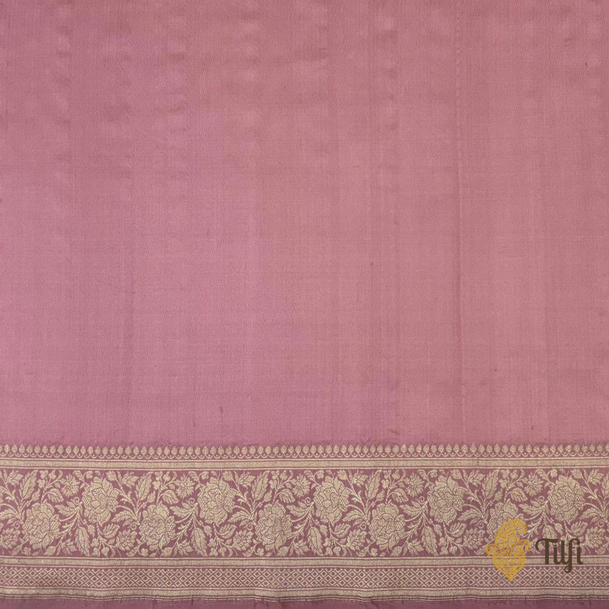'Keya' Pink Pure Katan Silk Banarasi Handloom Saree