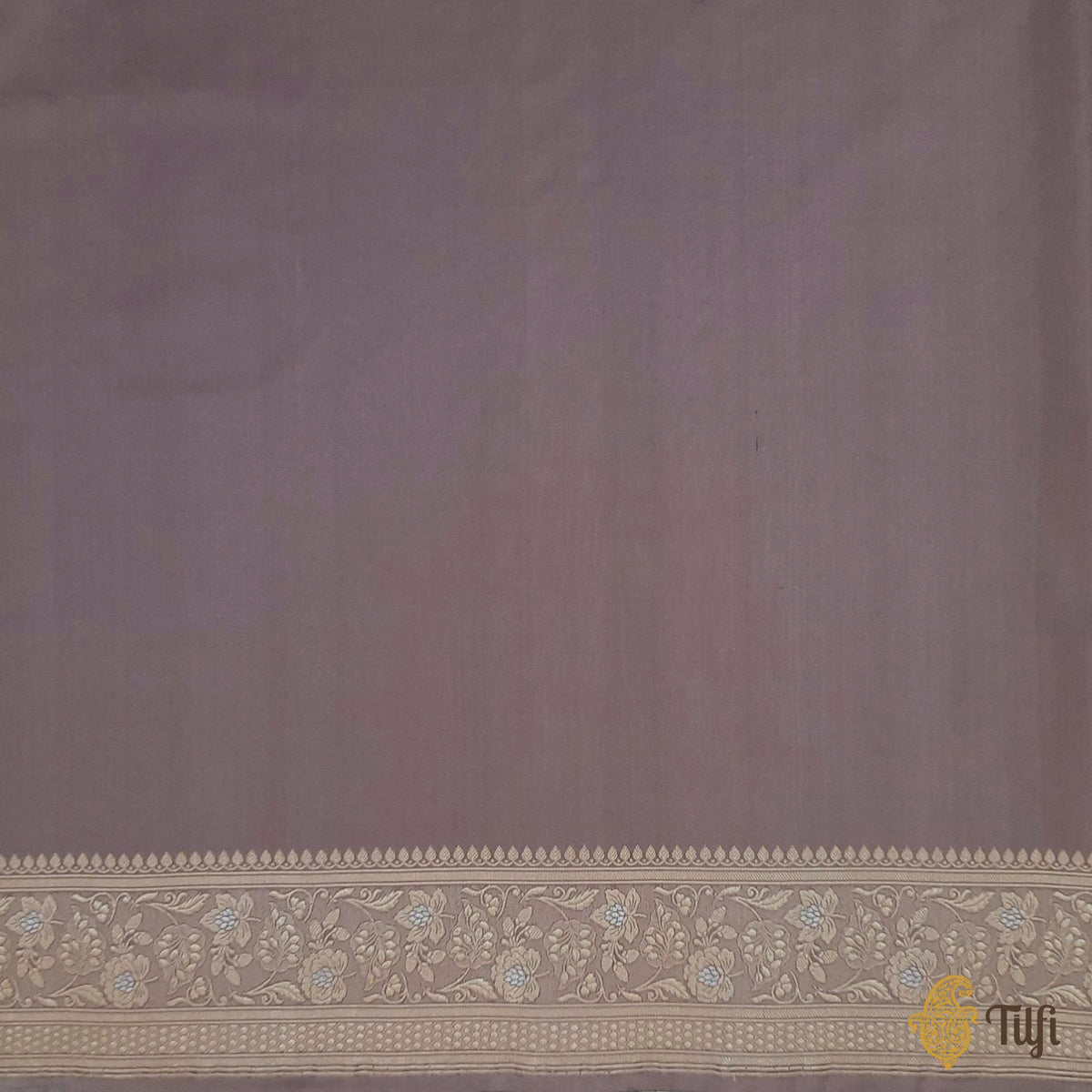 &#39;Ashwini&#39; Old Rose Pure Katan Silk Banarasi Handloom Saree