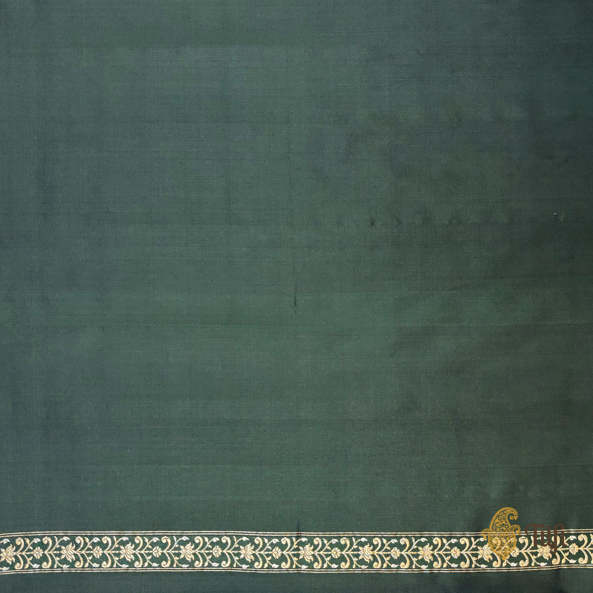 Pre-Order: 'Nandana' Shades of Green Pure Katan Silk Banarasi Handloom Saree