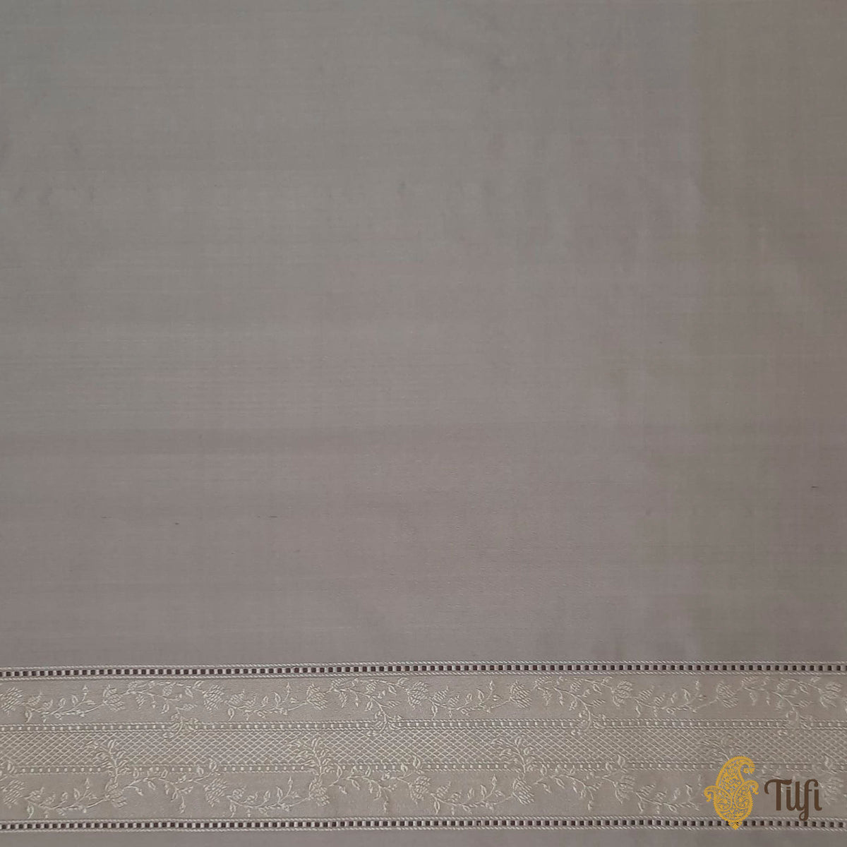 Antique Gold Pure Katan Silk Banarasi Shikargah Handloom Saree