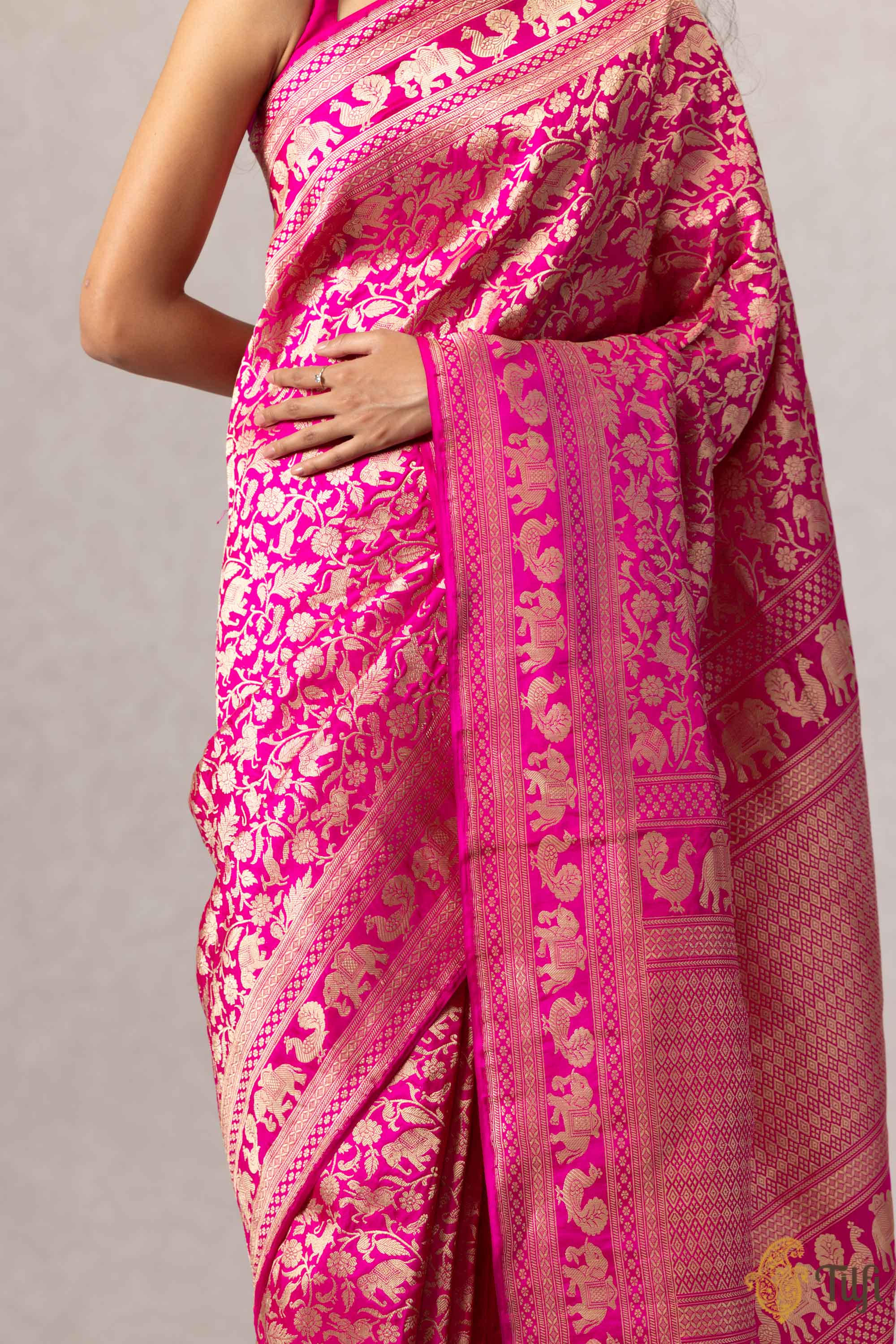 What to ask when buying a handwoven Banarasi? - Tilfi