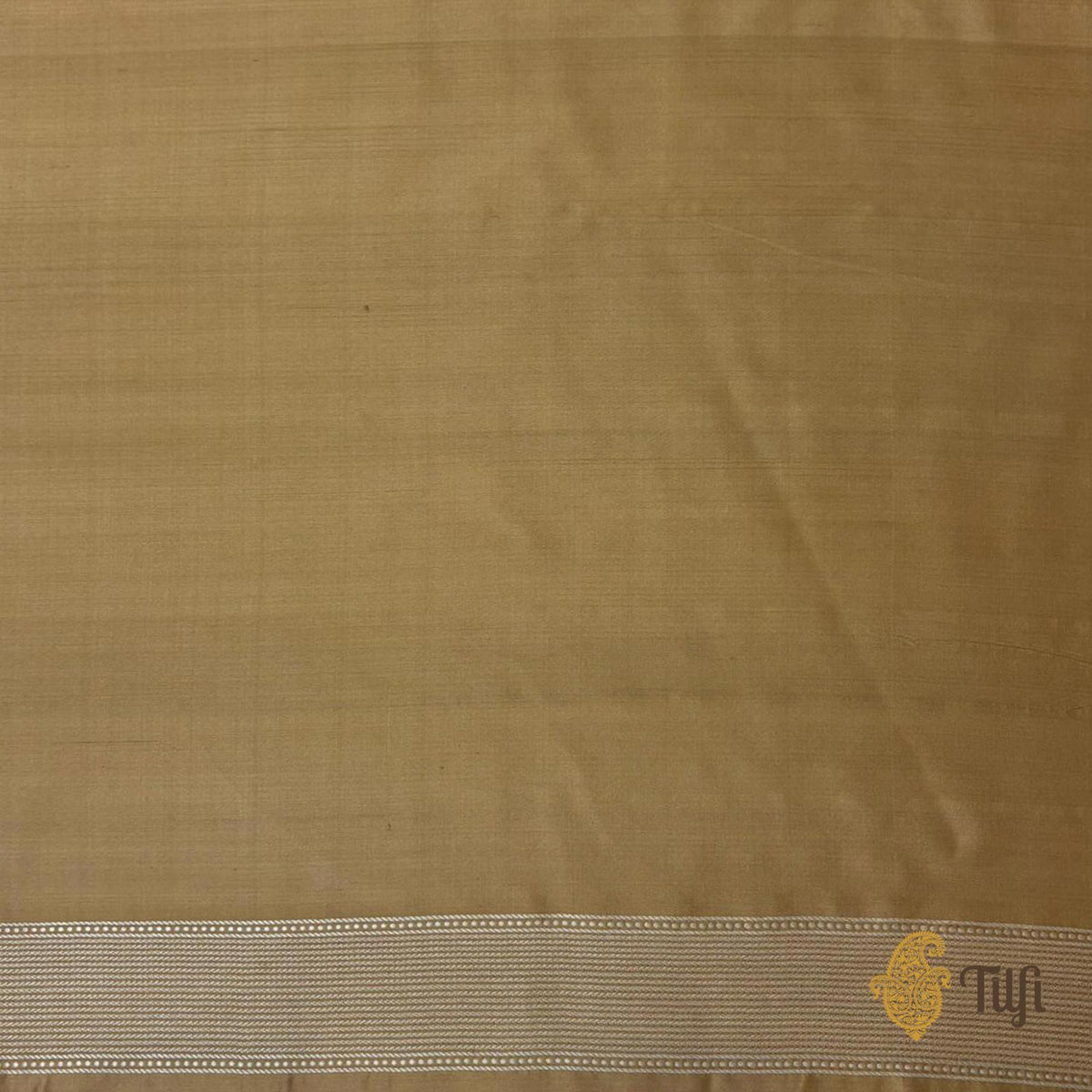 'Empress of the Wild' Mustard Yellow Pure Katan Silk Banarasi Handloom Saree