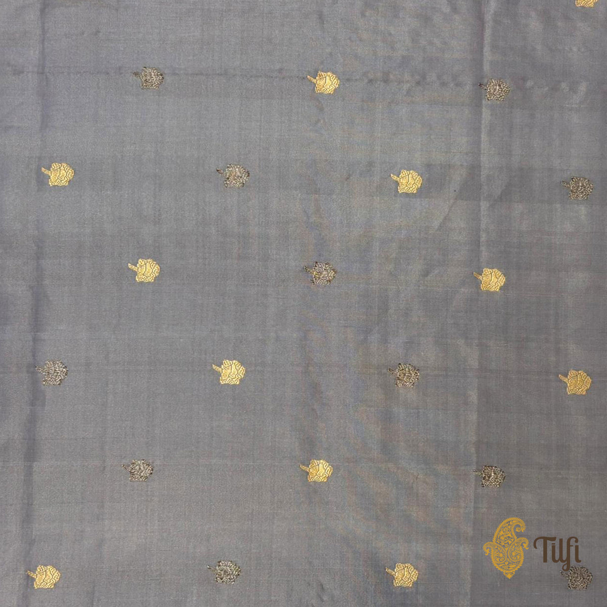 'Zuhra' Light Pink-White Pure Ektara Silk Tissue Banarasi Handloom Saree