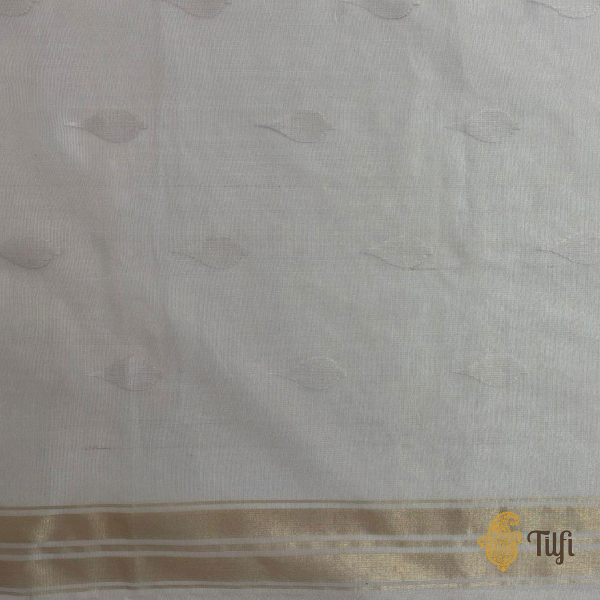Light Brown Pure Kora Silk Net Tissue Banarasi Handloom Saree