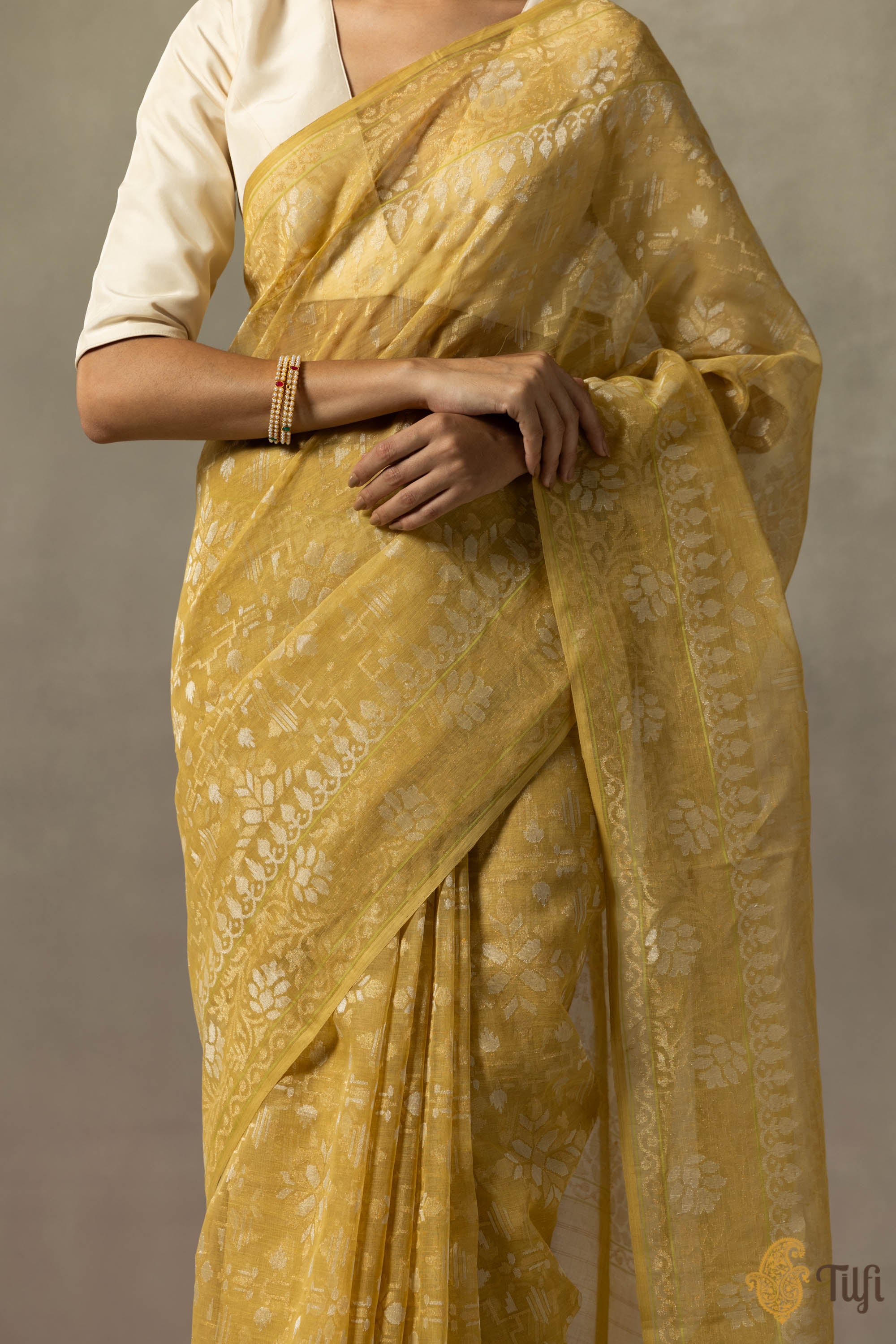 Mustard Yellow Pure Jamdani Handloom Bengal Tant Cotton Saree (Without  Blouse) 17702, Buy Jamdani Tant Sarees online, Pure Jamdani Tant Sarees,  Trendy Jamdani Tant Sarees ,Buy Partywear Collection online , online  shopping