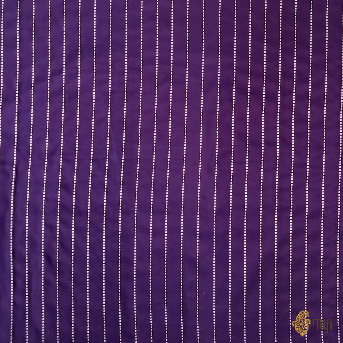 Navy Blue Pure Satin Silk Banarasi Handloom Saree