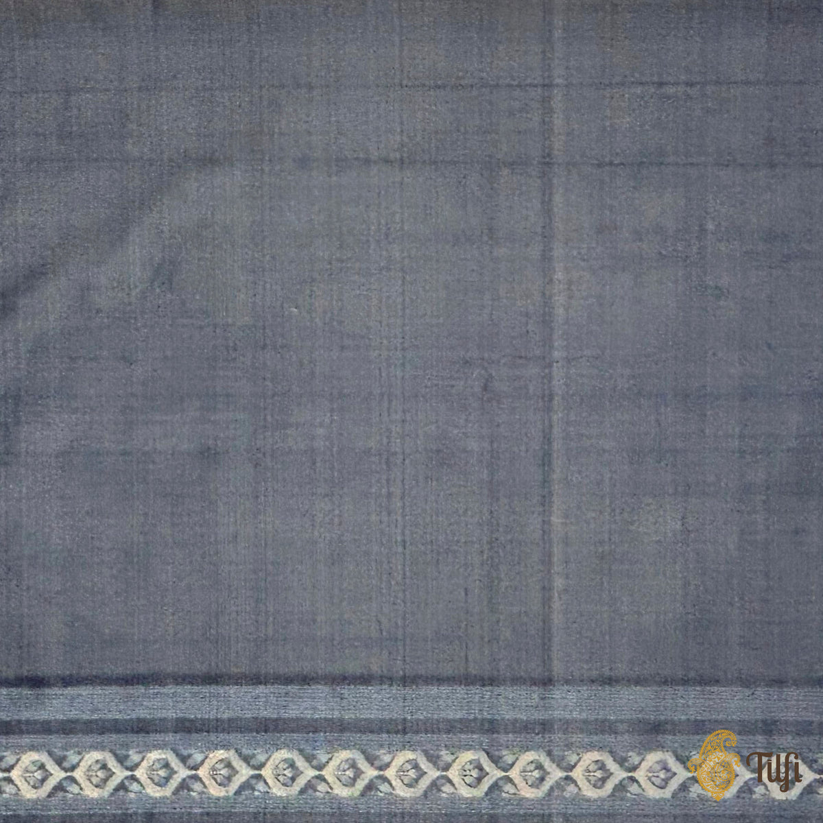 Pre-Order: 'Iris Reverie' Navy Blue Pure Soft Satin Silk Banarasi Handloom Saree