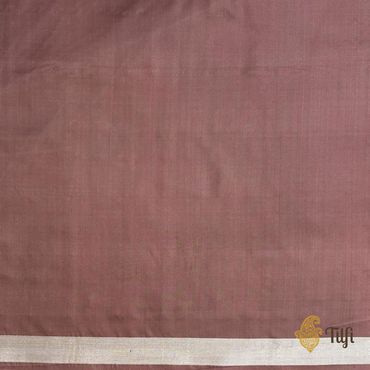 'Paradise in Bloom' Black Pure Soft Satin Tissue Tanchoi Saree