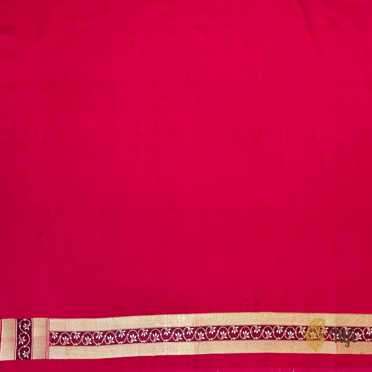 Pre-Order: 'Madanika' Rani Pink Pure Satin Silk Banarasi Handloom Saree