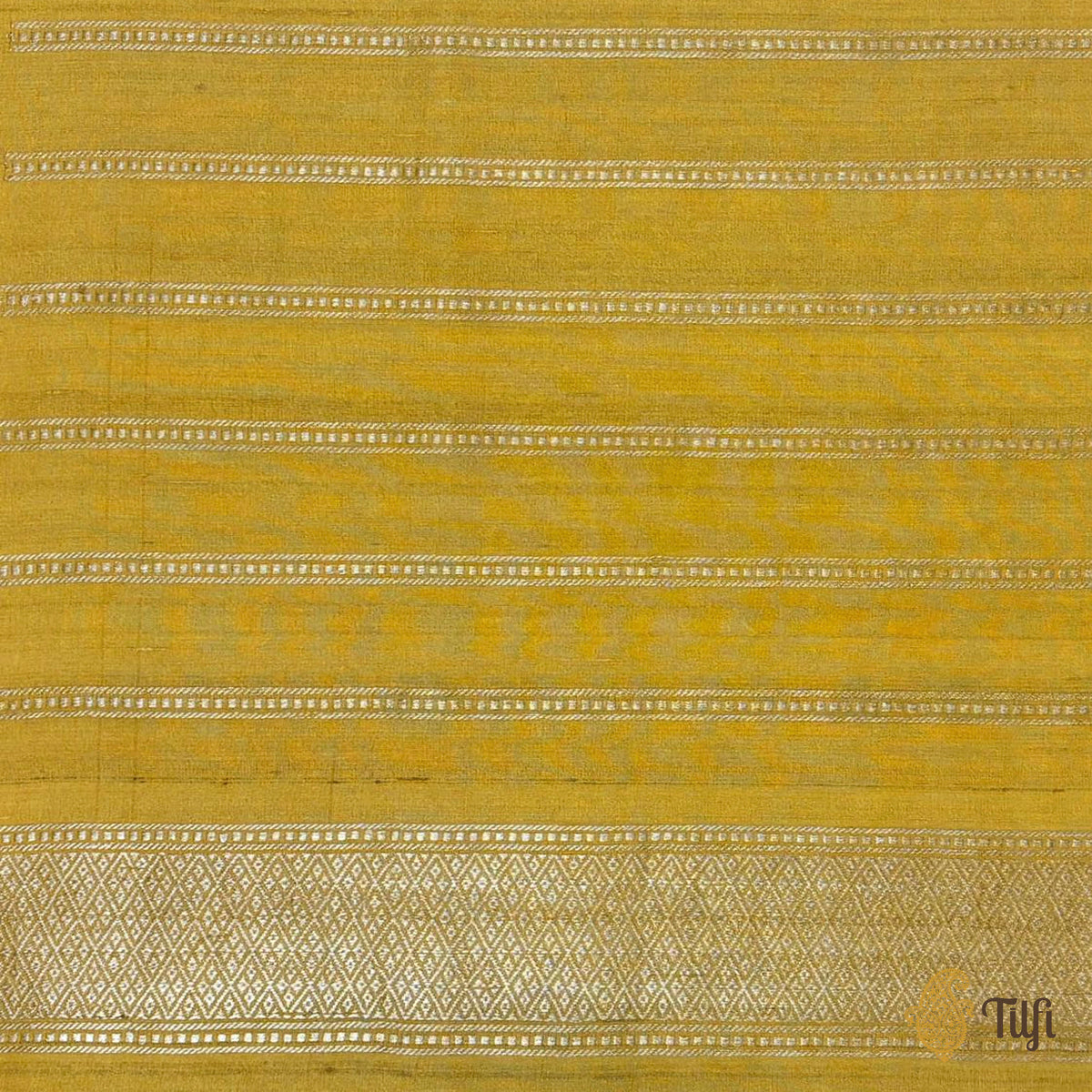 Pure Tussar Georgette Kadhua Jangla Saree