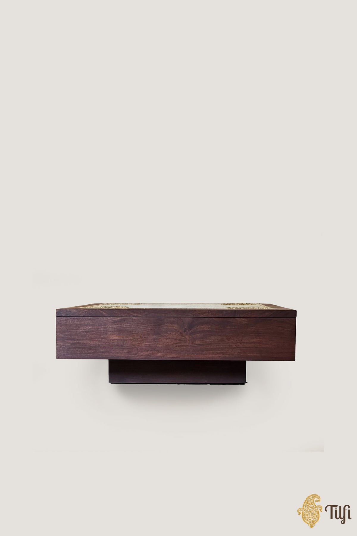 'Shikargah' Brass Metal Repoussé Coffee Table