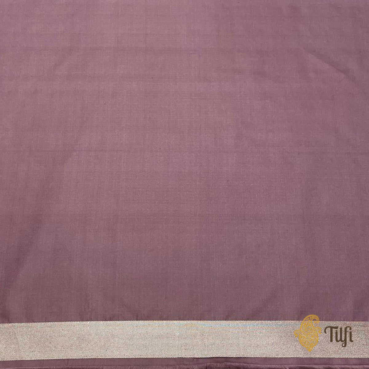 'Paradise in Bloom' Olive Green Pure Soft Satin Tissue Tanchoi Saree