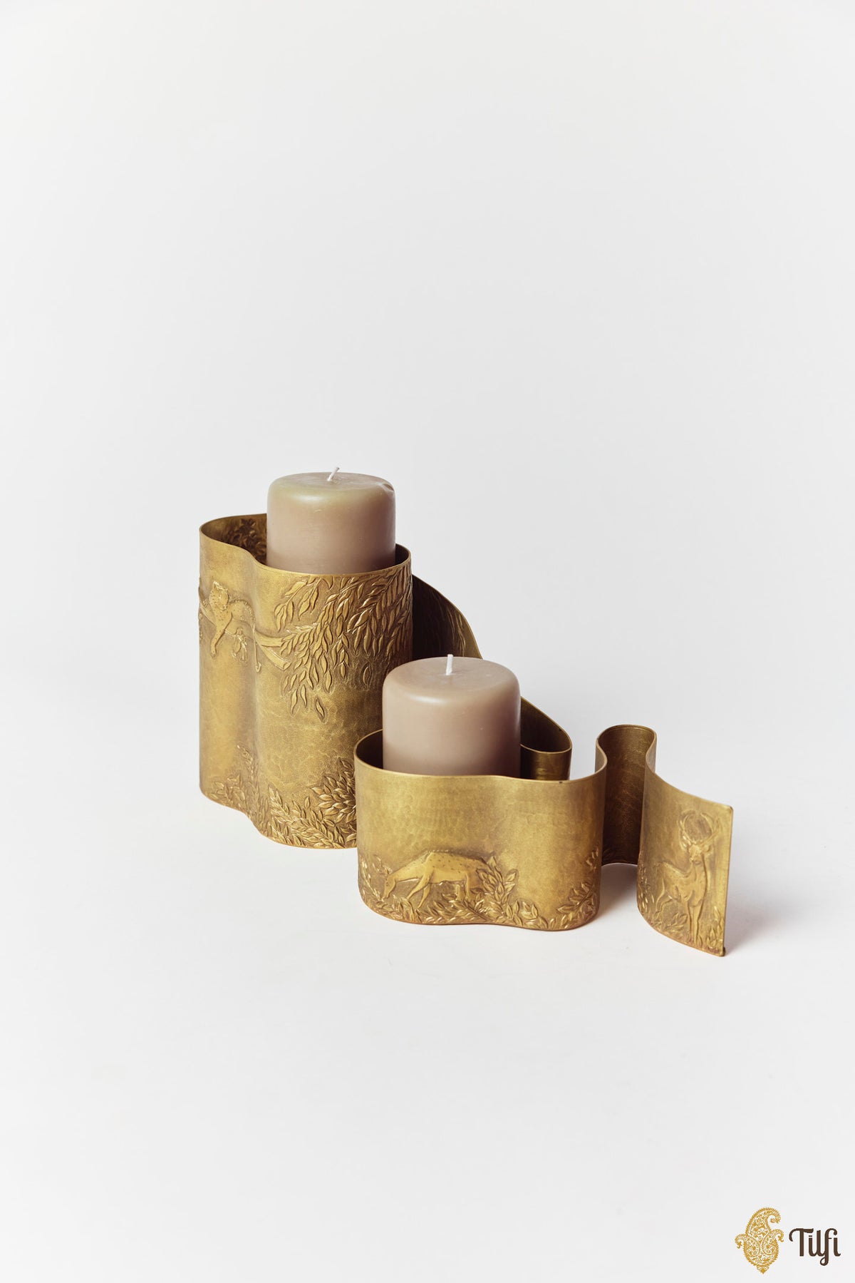 Shikargah Handcrafted Candle Holder Set